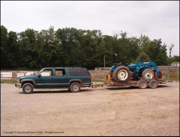 Hauling New Holland Tractor